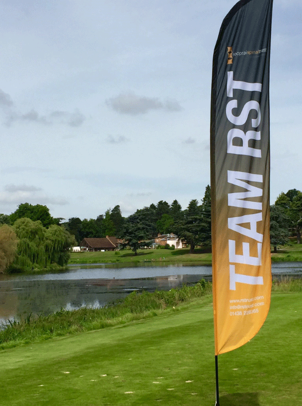 Feather Flags for Golf Invitational