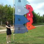 Festival Flags - Red and Blue