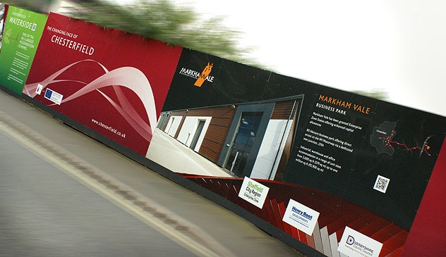 Hoarding - Markham Vale