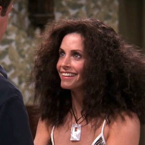 Monica Geller Table Tennis Smile Frizzy Hair Humidity