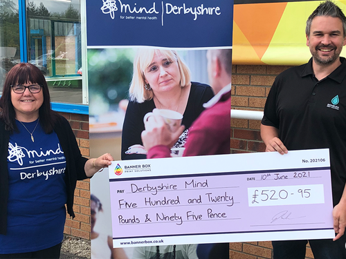 Banner Box Print Solutions raise money for mental health.