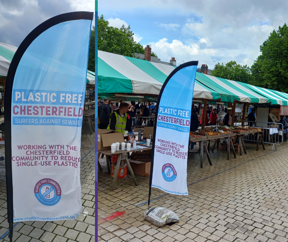 Plastic Free Chesterfield Aero Feather Flags