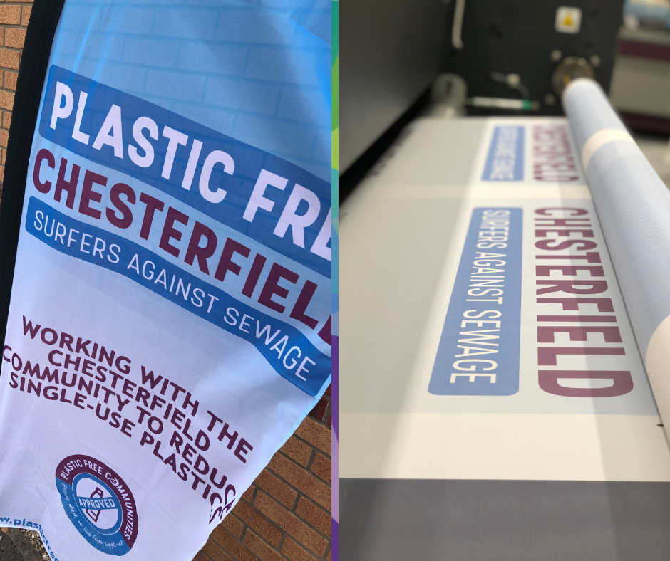 Plastic Free Chesterfield Aero Feather Flags