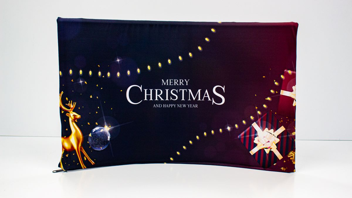 Christmas Fabric Tube Walls